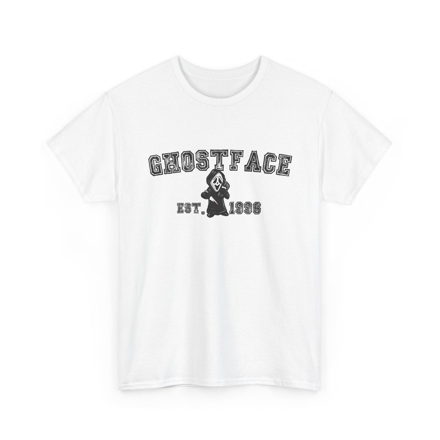 Scream Ghost face Graphic T Shirt Vintage Horror Unisex Heavy Cotton Tee