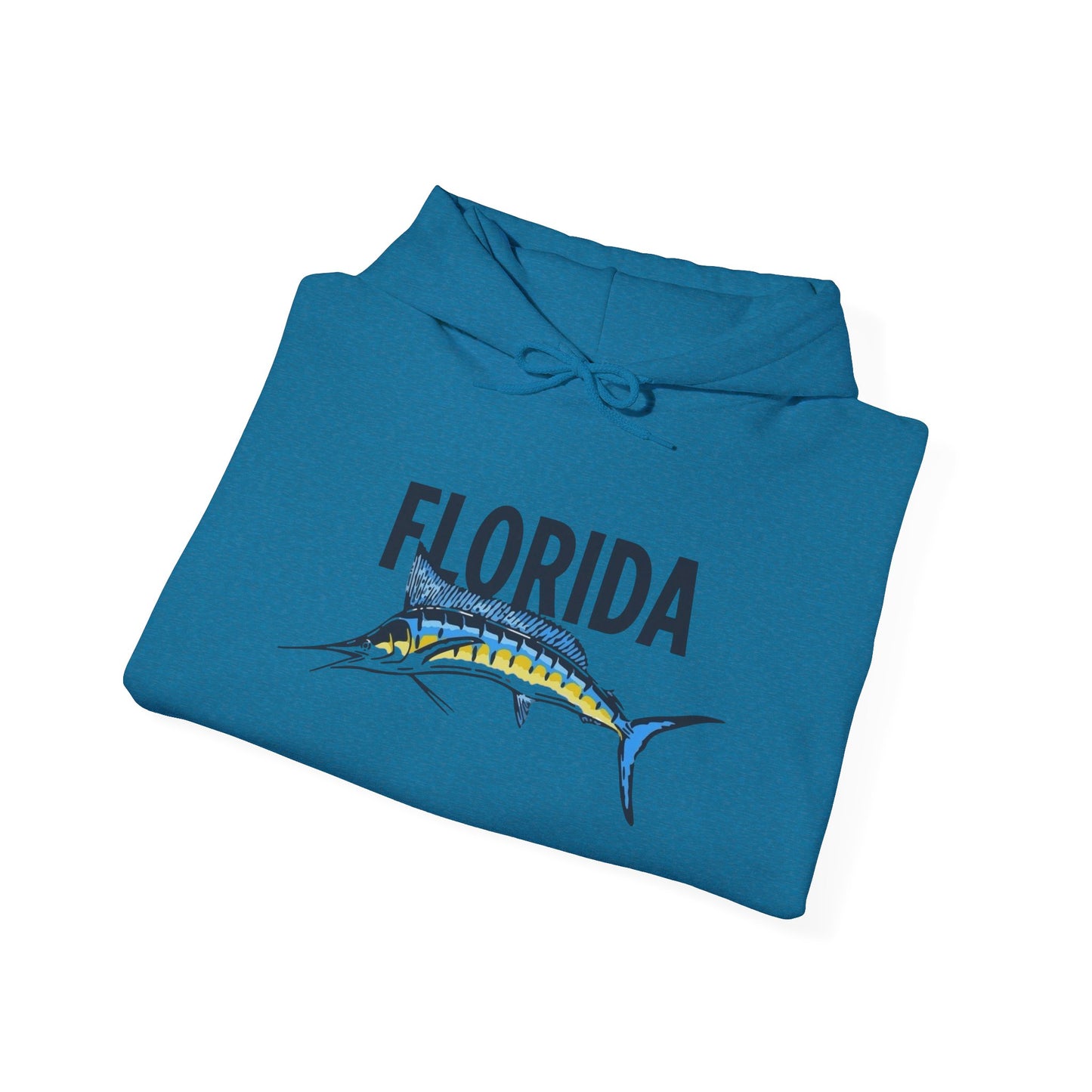 Florida Marlin Fishing Graphic Hoodie Unisex Heavy Blend™ Hooded Sweatshirt