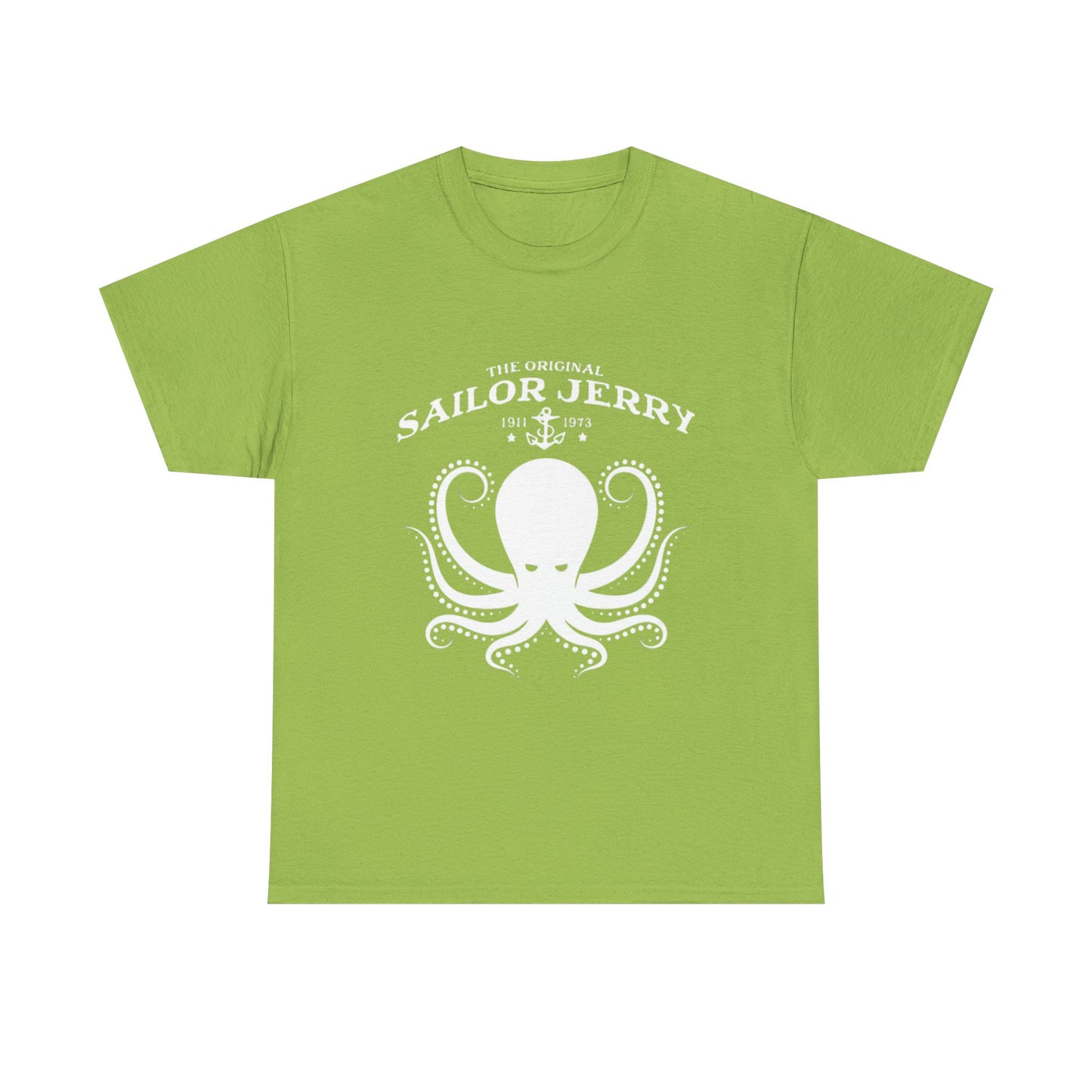 Sailor Jerry T-shirt vintage tattoo navy art retro Hawaii Heavy Cotton Tee