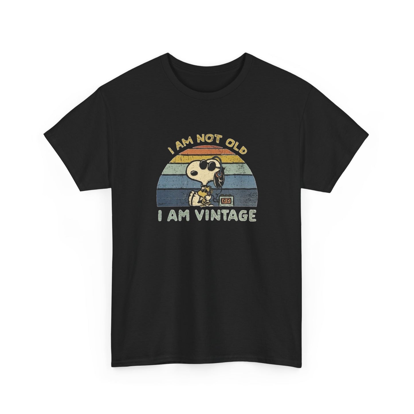 I'm Not Old I'm Vintage Graphic T Shirt NEW Vintage Unisex Heavy Cotton Tee