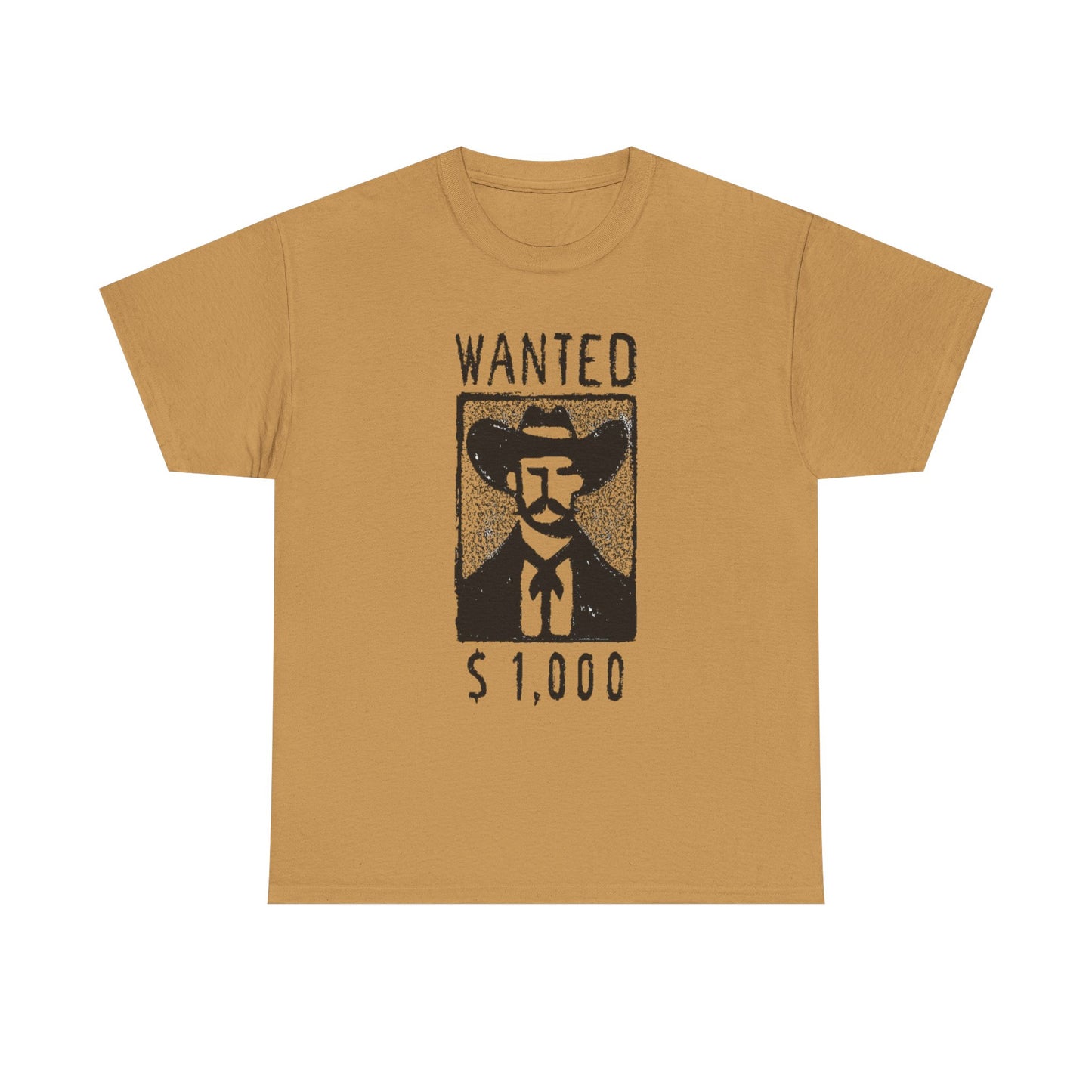 Wild Wild West Wanted Graphic T Shirt NEW ADULT Unisex Heavy Cotton Tee