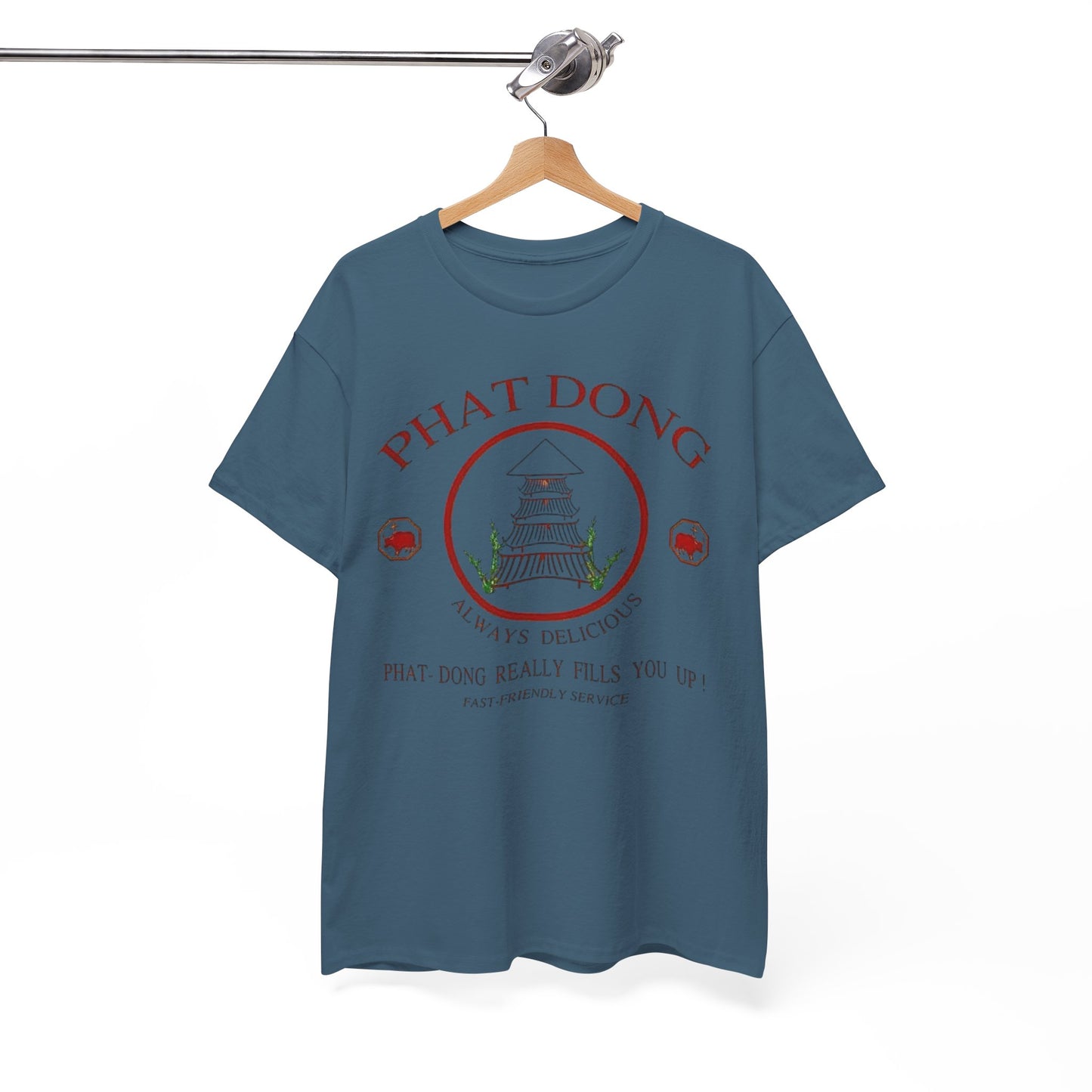 Phat Dong Funny Chinese Food Graphic T-Shirt Gift NEW Jokes  Heavy Cotton Tee