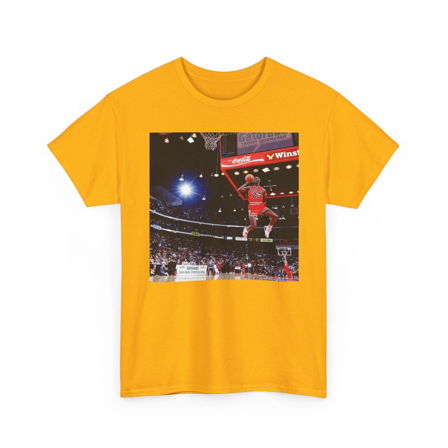 Michael Jordan Graphic T Shirt Retro Dunk Contest Unisex Heavy Cotton Tee