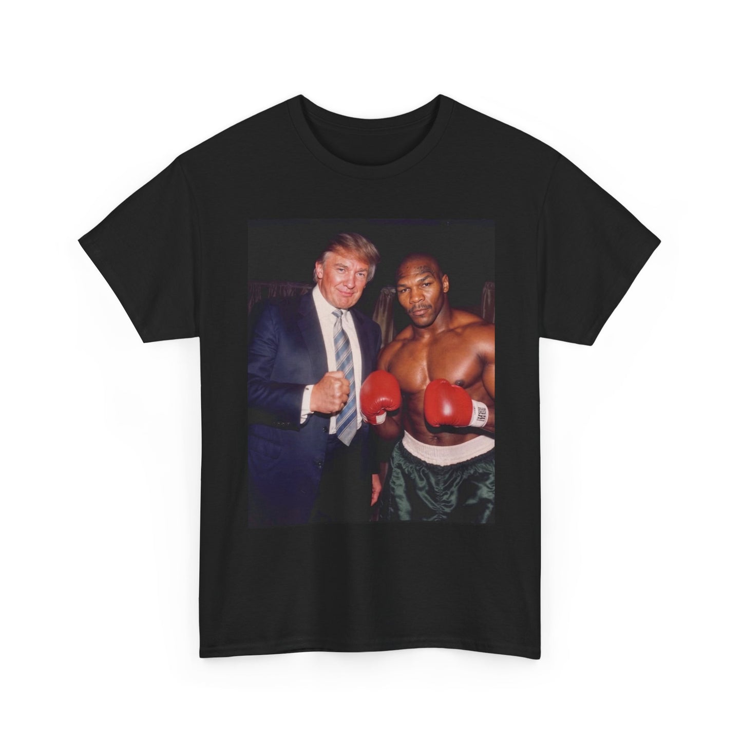 Trump Mike Tyson Graphic T Shirt Retro Boxing 90s Unisex Heavy Cotton Tee