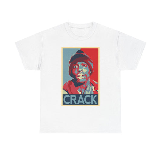 Dave Chappelle Crack Graphic T Shirt Funny Show Retro Unisex Heavy Cotton Tee
