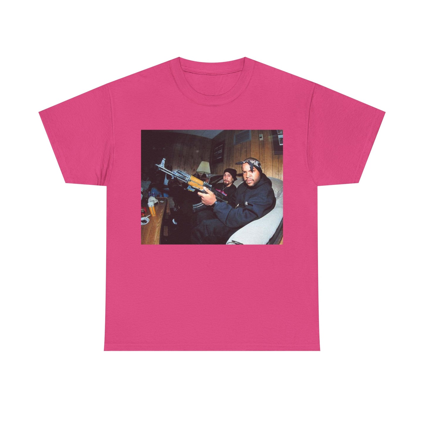 Ice cube T-shirt vintage 90s NWA California retro meme Unisex Heavy Cotton Tee
