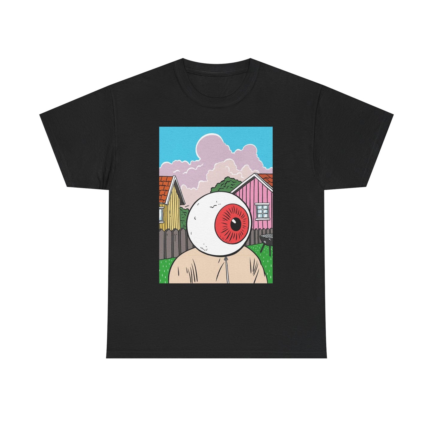 Bigeye Funny Vintage Art Graphic T-Shirt Comfy Cotton Tee Brand NEW