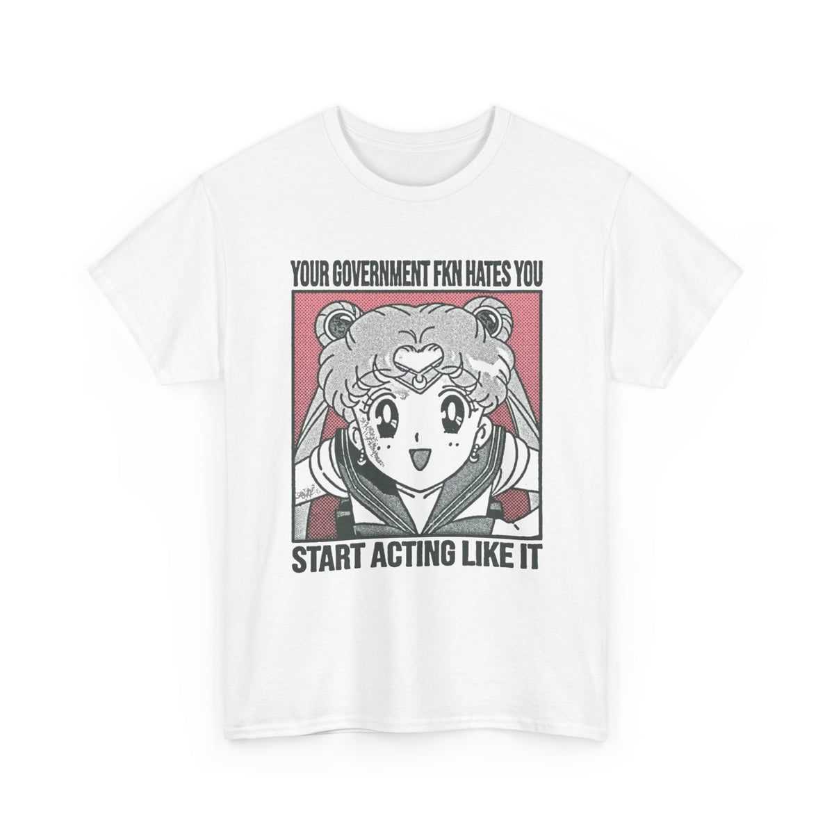 Funny Government Hatred Quote T-Shirt Men's Graphic Tee