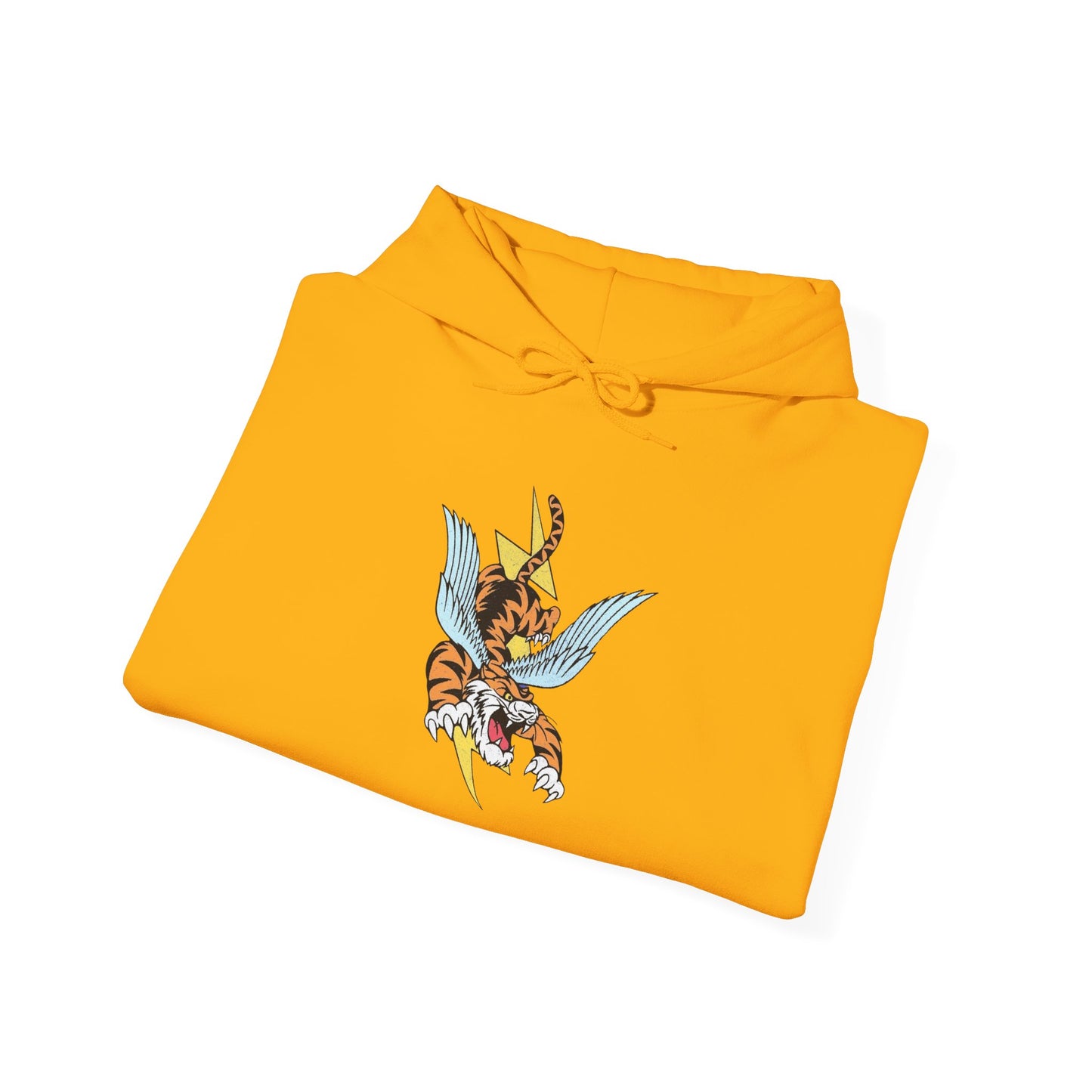 Flying Tiger Graphic Hoodie Unisex Heavy Blend™ Hooded Sweatshirt