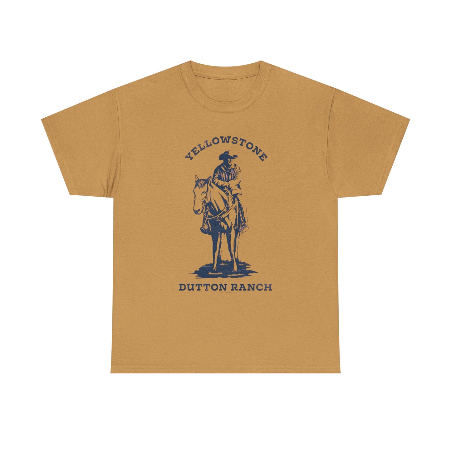 Yellowstone Dutton Ranch Vintage Graphic T Shirt Unisex Heavy Cotton New Gift
