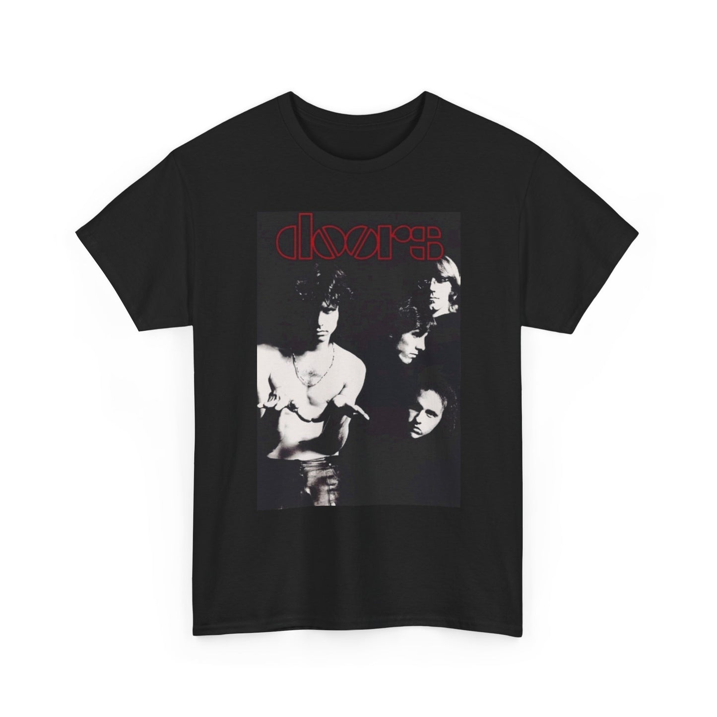 The Doors T Shirt Vintage Graphic Retro Rock Unisex Heavy Cotton Tee