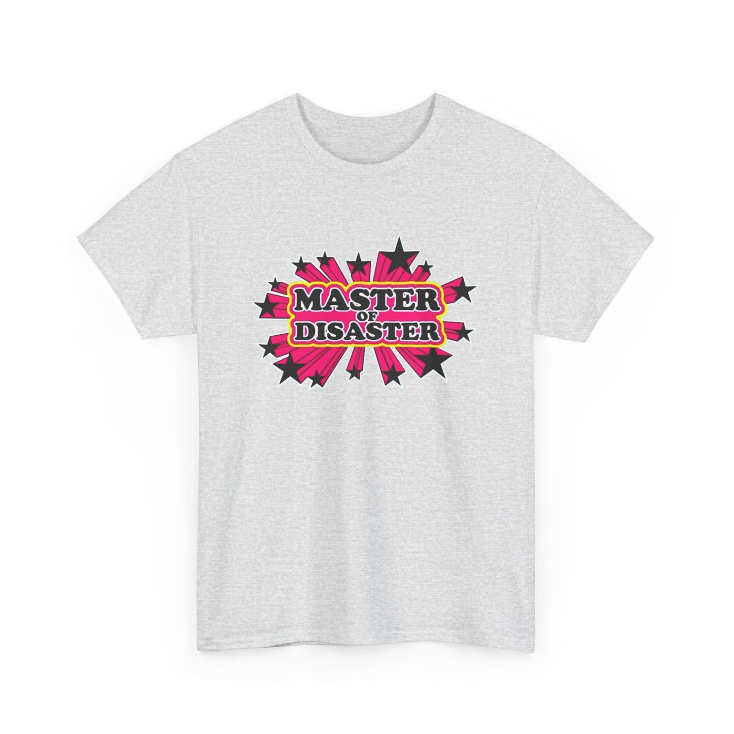 Master Of Disaster Funny Graphic T Shirt ADULT NEW Heavy Cotton Tee
