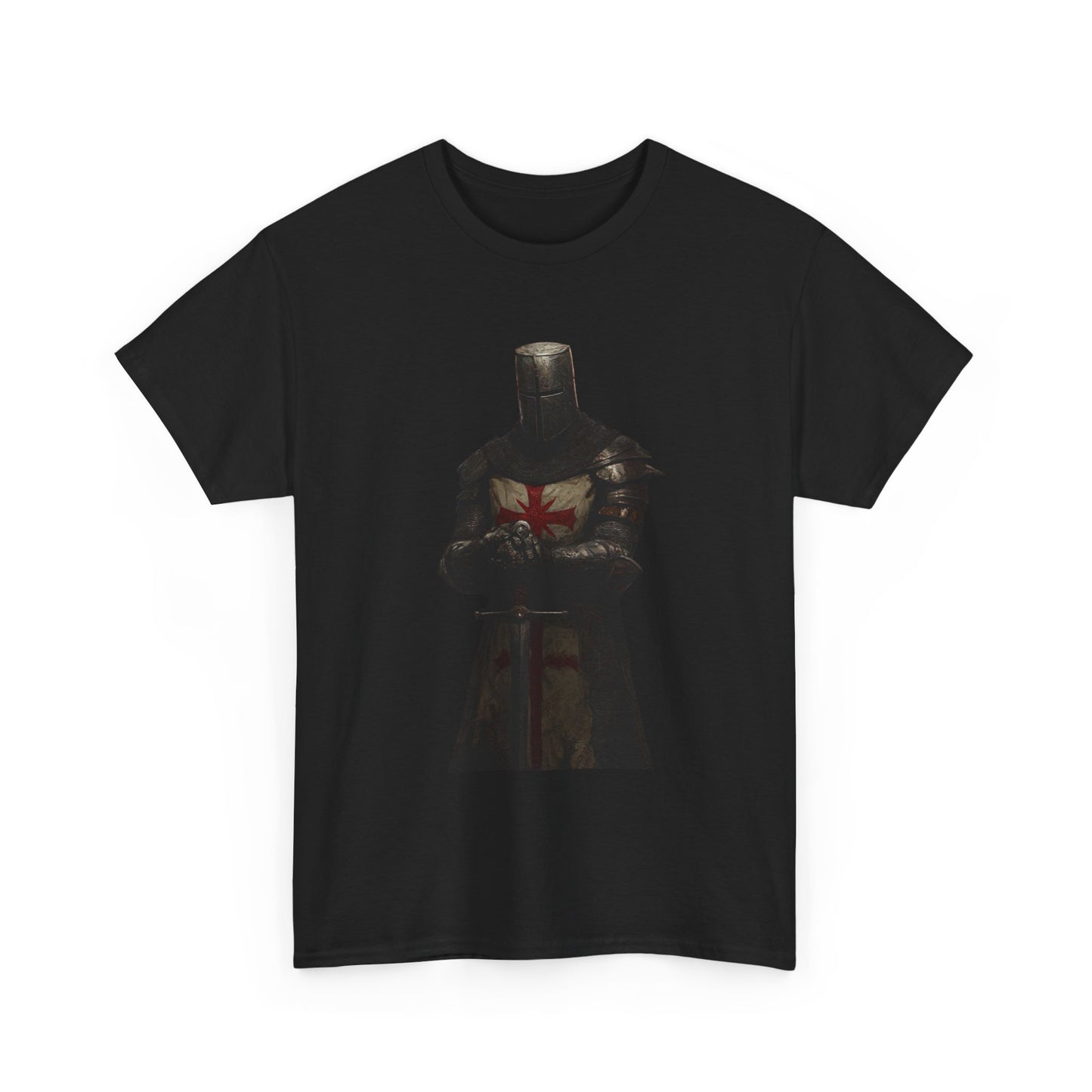 Midevil Crusader Graphic T Shirt NEW ADULT TEE VINTAGE