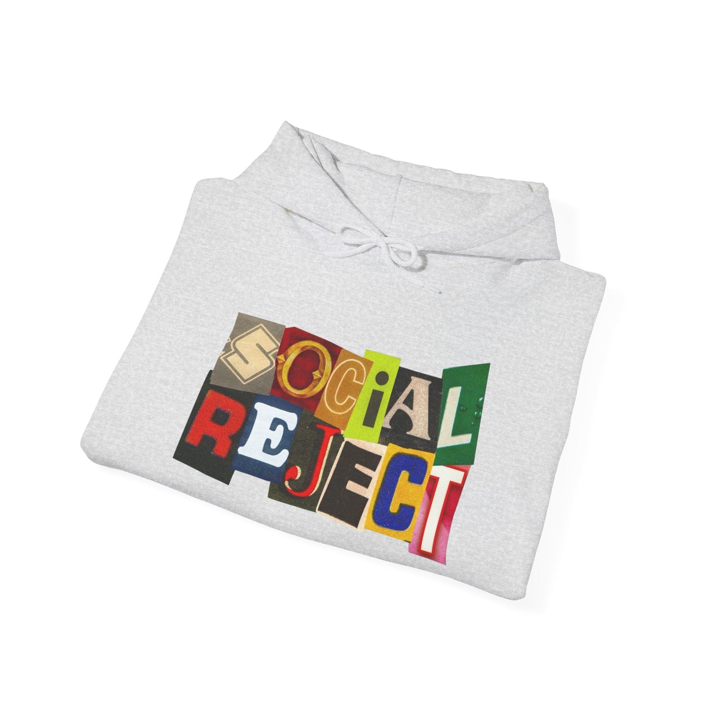 Social Reject Graphic Hoodie Unisex Heavy Blend™ Hooded Sweatshirt