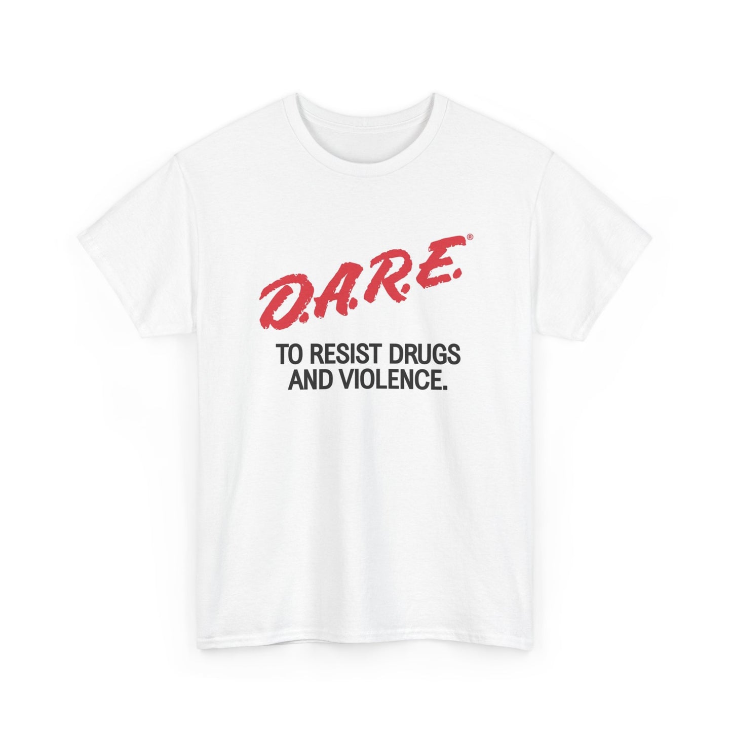 Dare To Resist Tshirt Retro 90s poster Unisex Heavy Cotton Tee