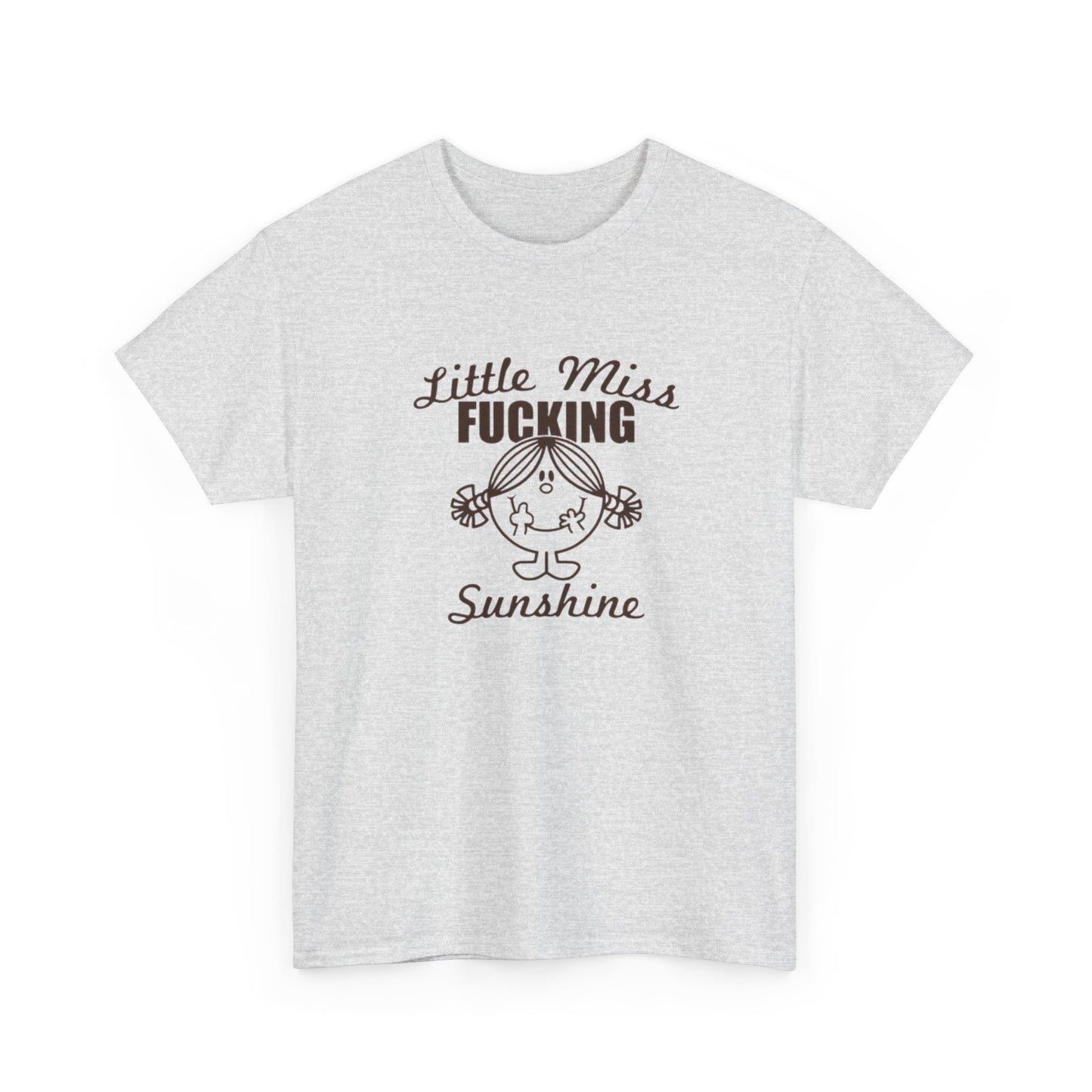 Little Miss Sunshine Funny Graphic T Shirt Unisex Heavy Cotton Tee Gift