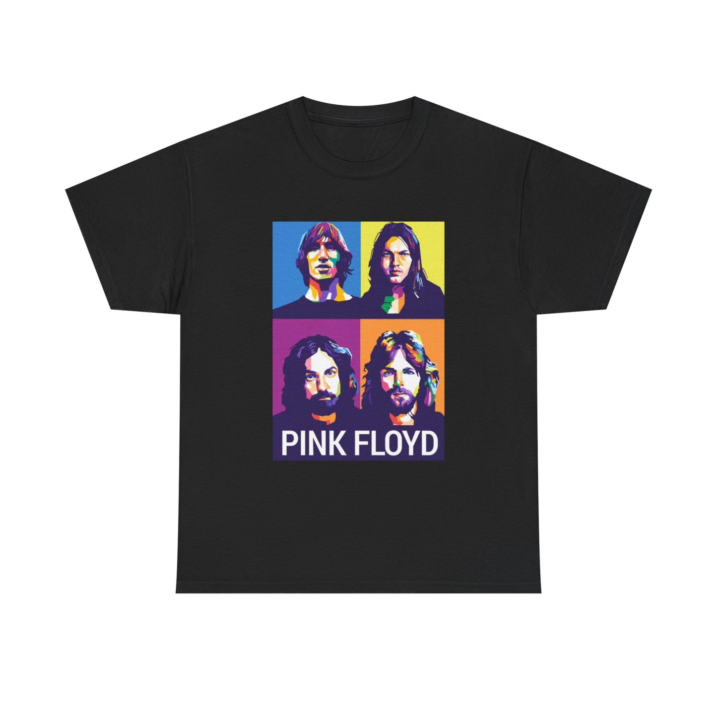 Pink Floyd Tshirt Vintage Brick in the wall Tour retro art Heavy Cotton Tee