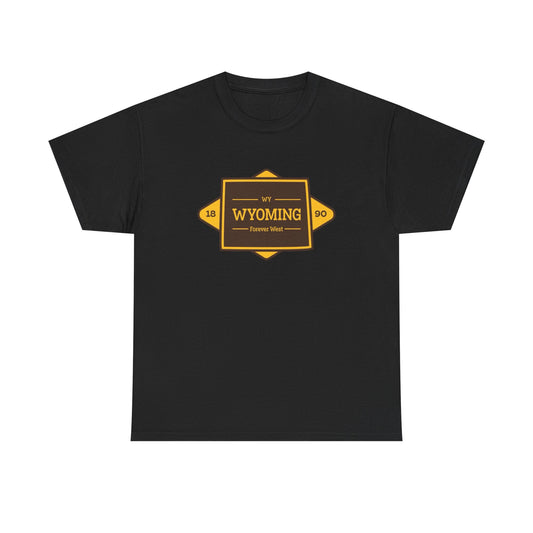 Wyoming Graphic T Shirt ADULT NEW Unisex Heavy Cotton Tee