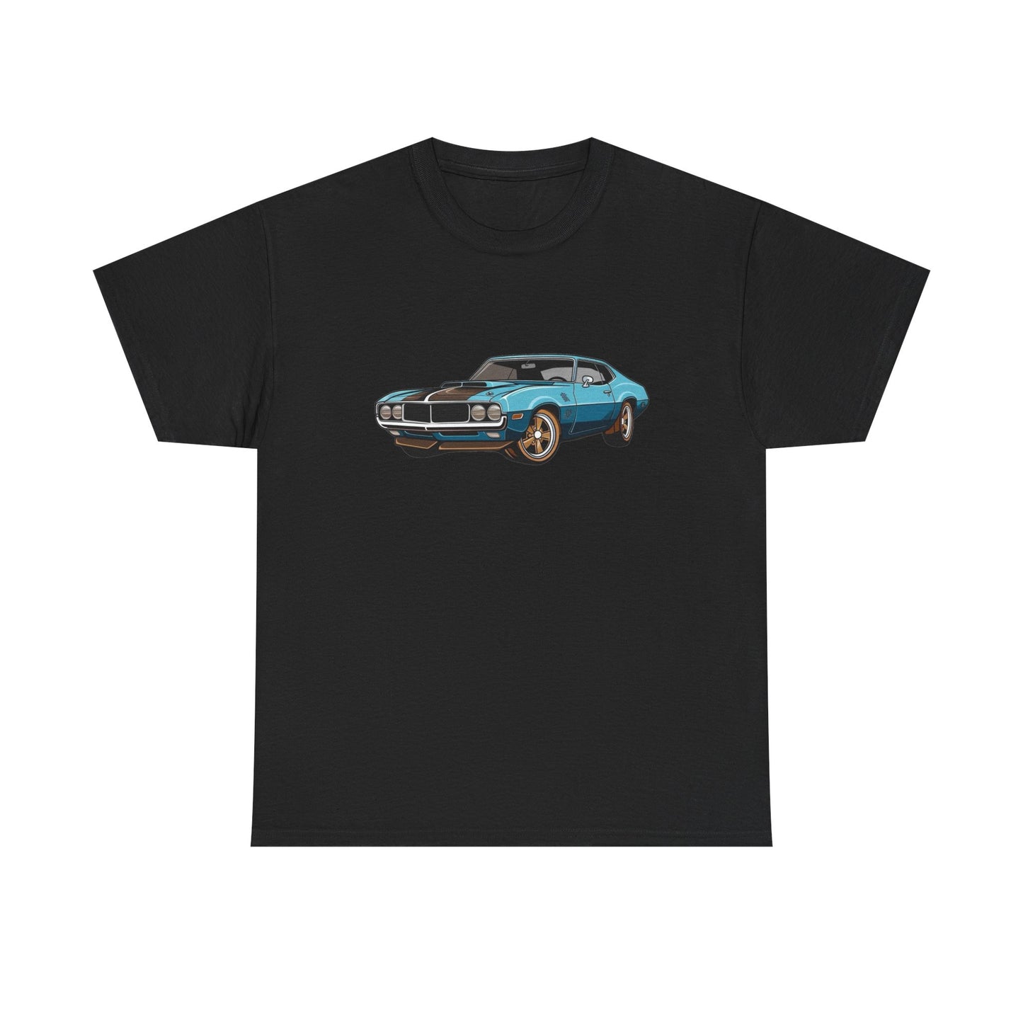 Retro Oldsmobile 442 Muscle Car Graphic T Shirt NEW Unisex Heavy Cotton Tee