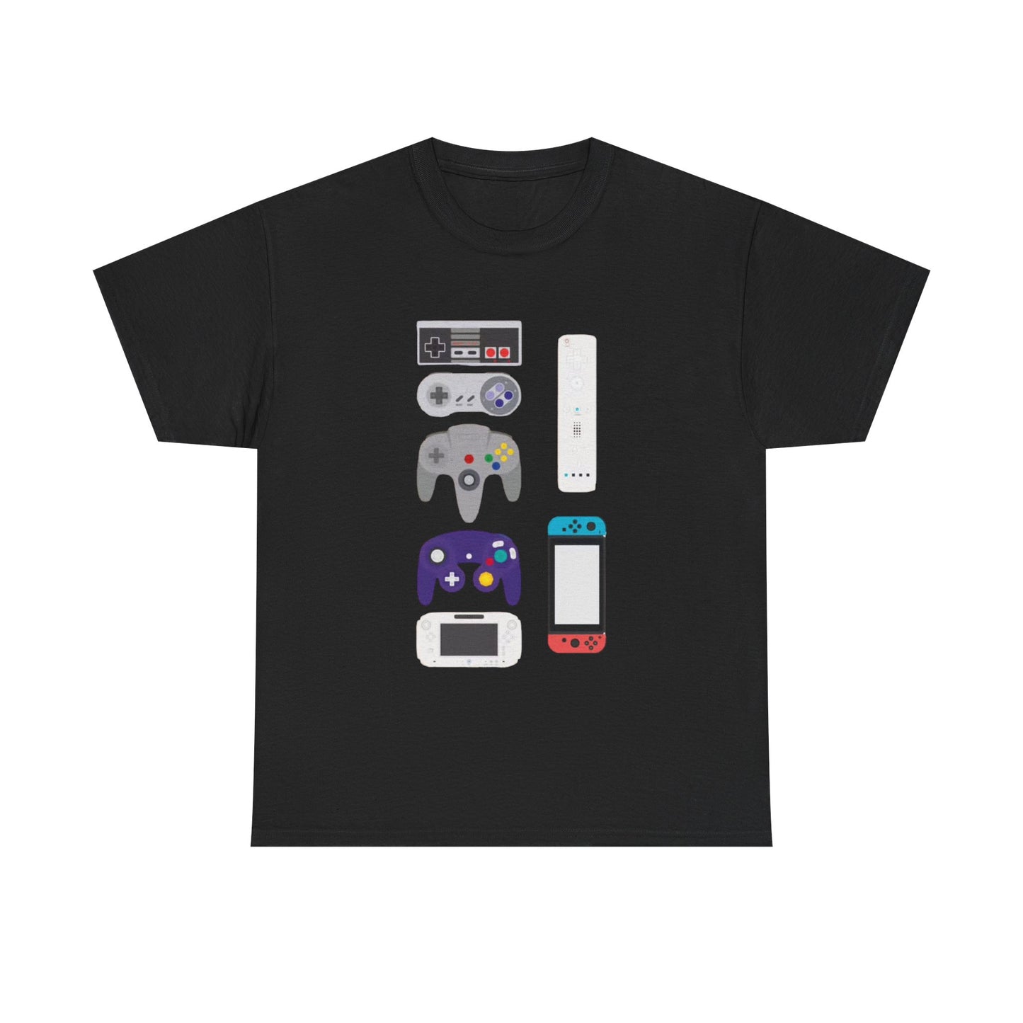 Gaming Controller Tshirt Vintage N64 Retro Unisex Heavy Cotton Tee USA SELLER