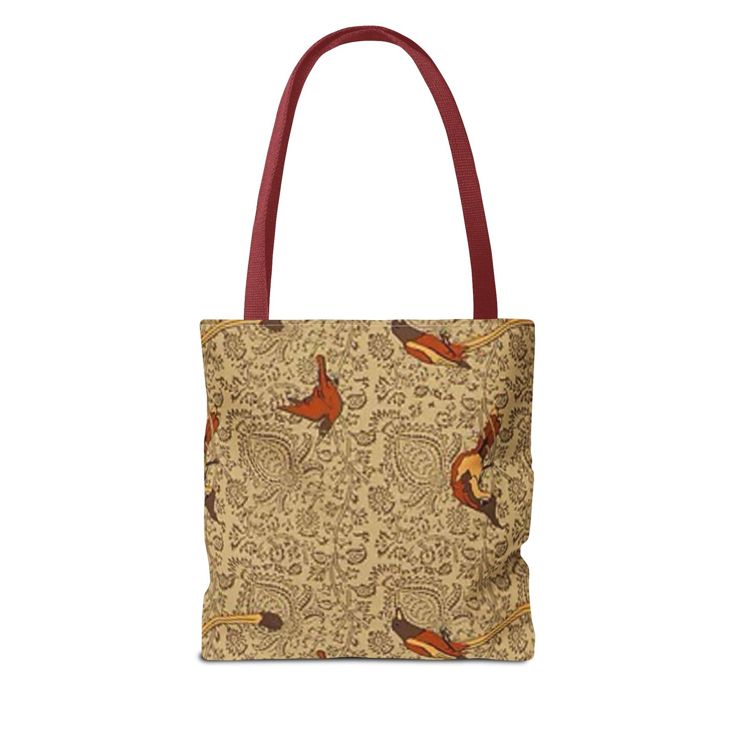 Gold Bird Pattern Multi Color BRAND NEW MODERN Tote Bag (AOP)