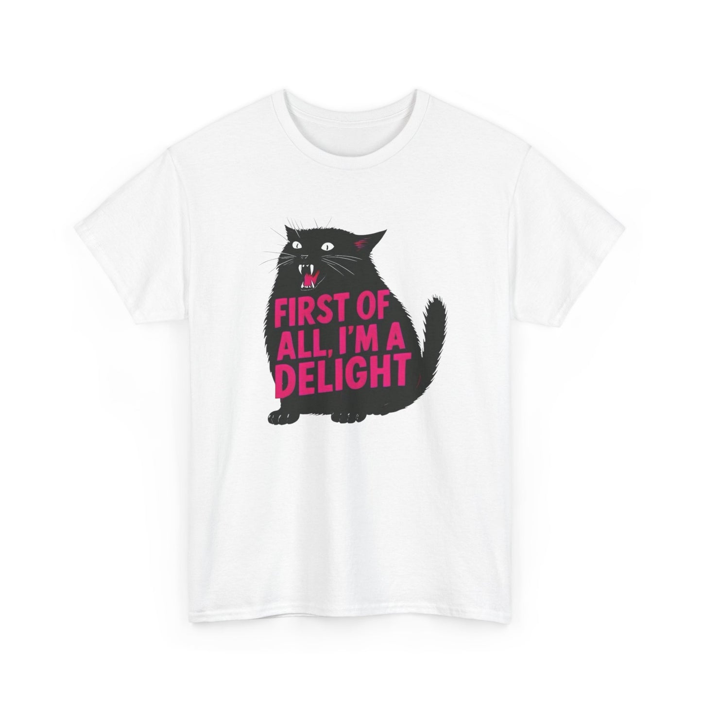 Funny Cat Jokes Graphic T Shirt Heavy Cotton Tee NEW ADULT UNISEX