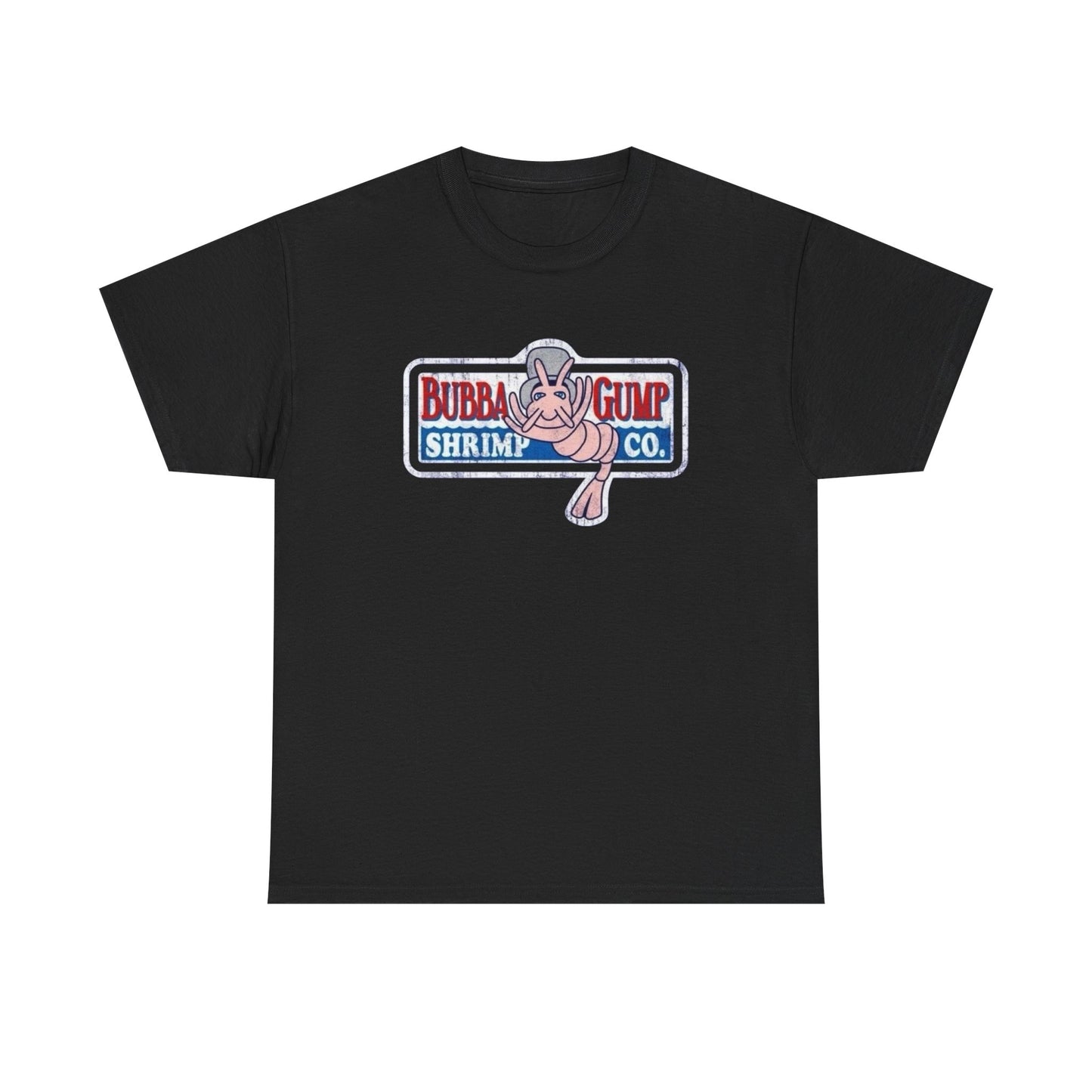 Bubba Gump Vintage Logo Shrimp Boat Graphic T Shirt Unisex Heavy Cotton Tee