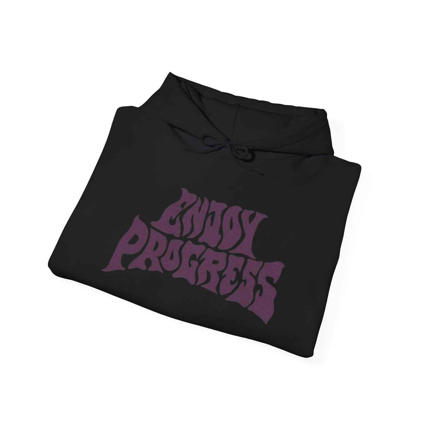 Enjoy Progress Vintage Graphic Hoodie Unisex Heavy Blend™ Hooded Sweatshirt