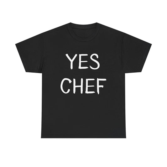 Yes Chef Graphic T-Shirt Cotton Tee New Gift Vintage