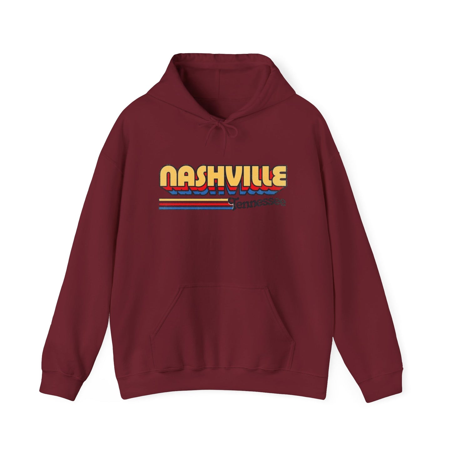 Nashville Tennessee Graphic Hoodie Unisex Heavy Blend™ Hooded Sweatshirt