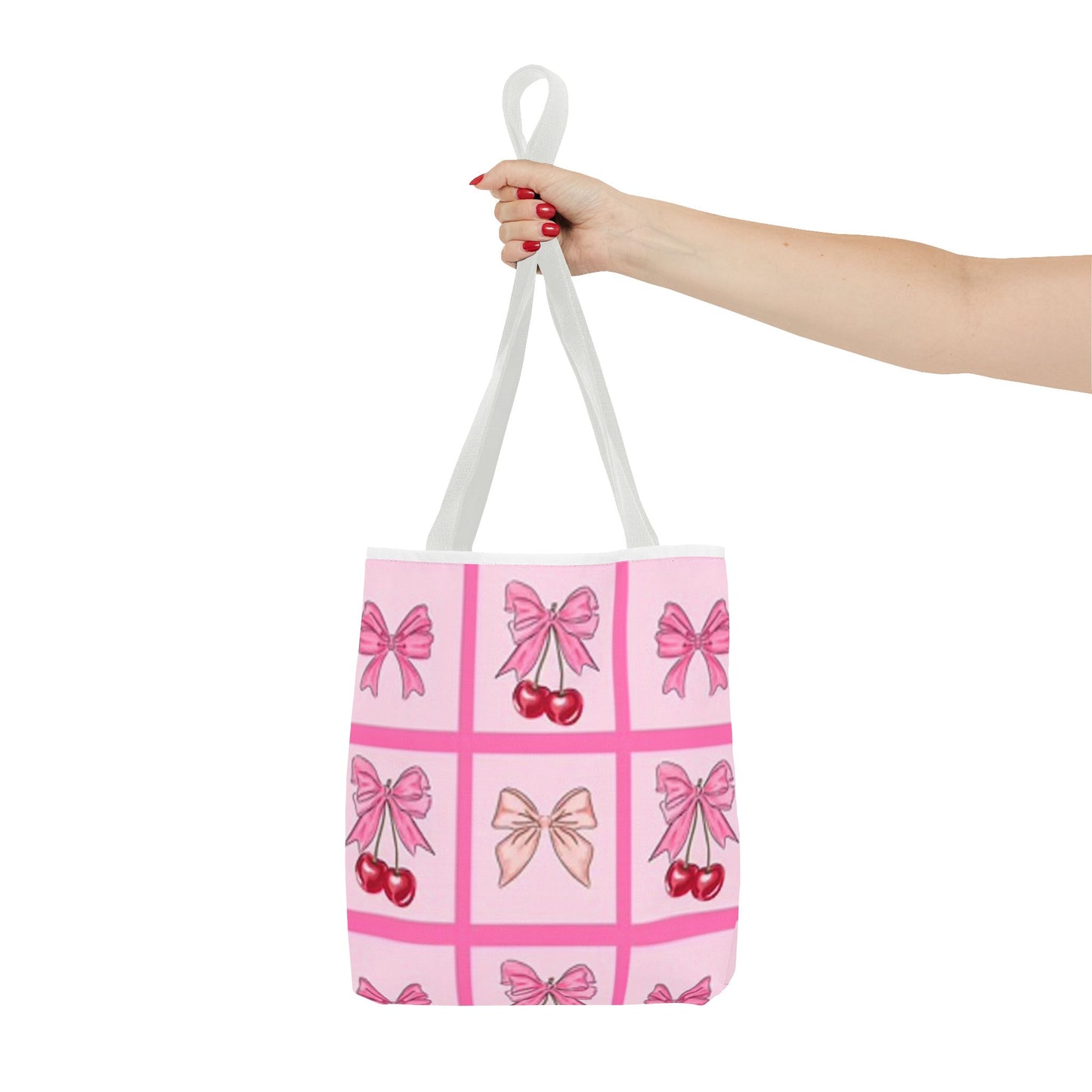 Pink Bows Upside Down Graphic BRAND NEW Tote Bag (AOP)