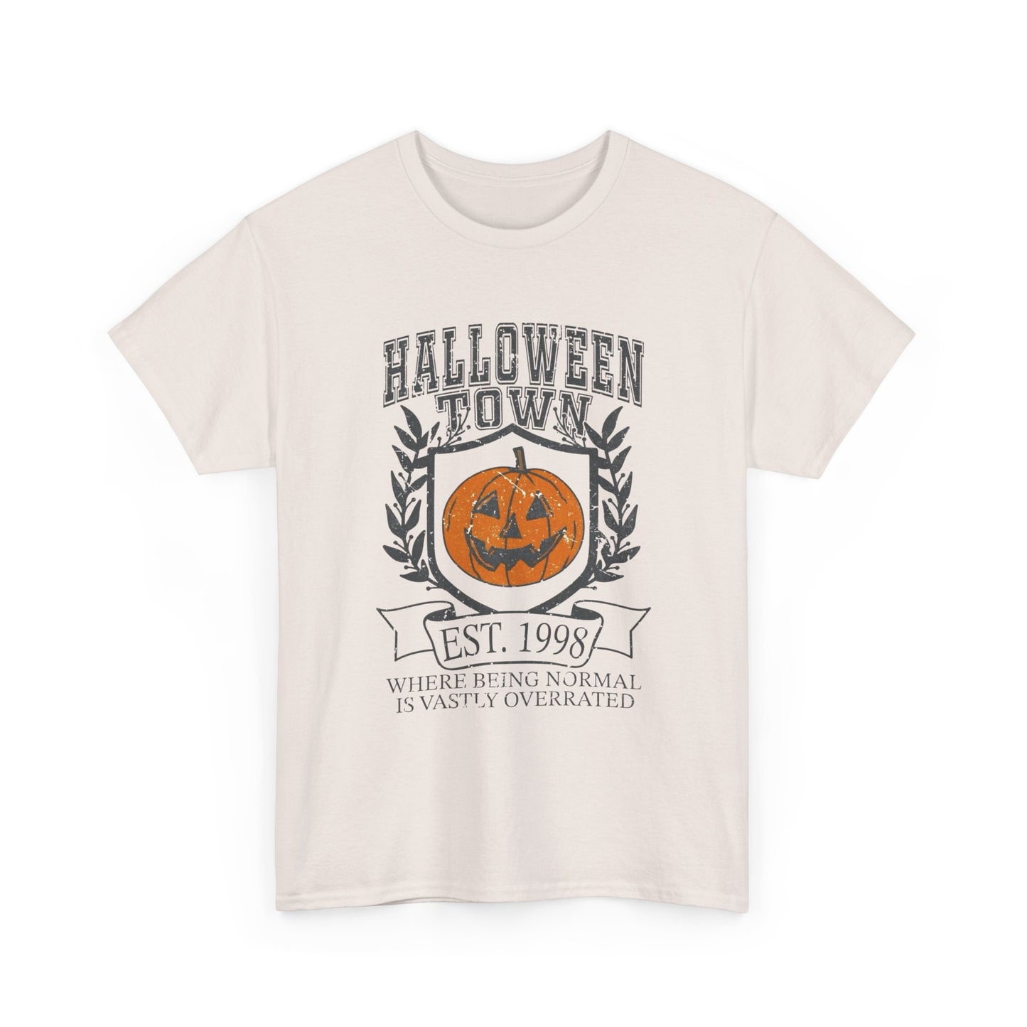 Halloween Town Graphic T Shirt Unisex NEW Heavy Cotton Tee