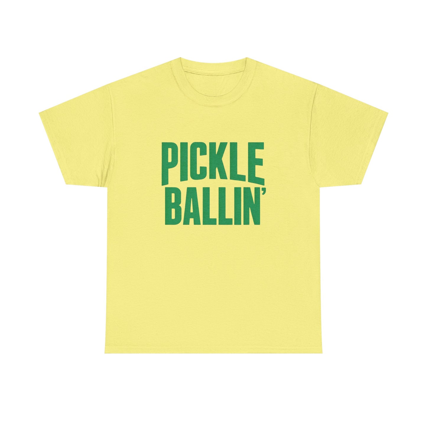 Pickle Ballin Retro Graphic T Shirt Heavy Cotton Tee