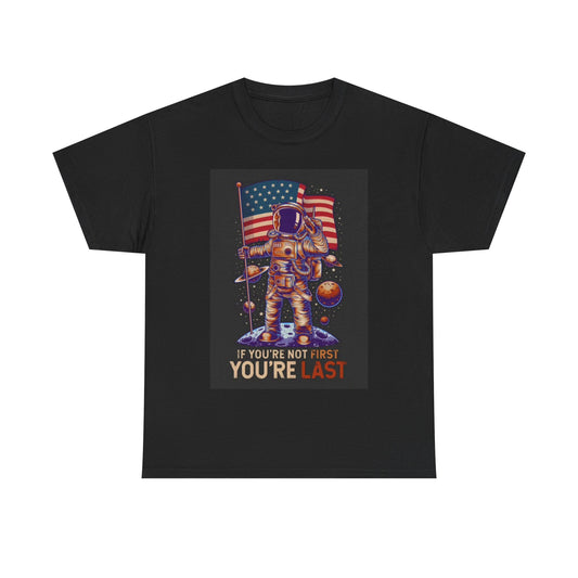 Talladega Nights Tshirt Nascar Astronaut Funny Unisex Heavy Cotton Tee