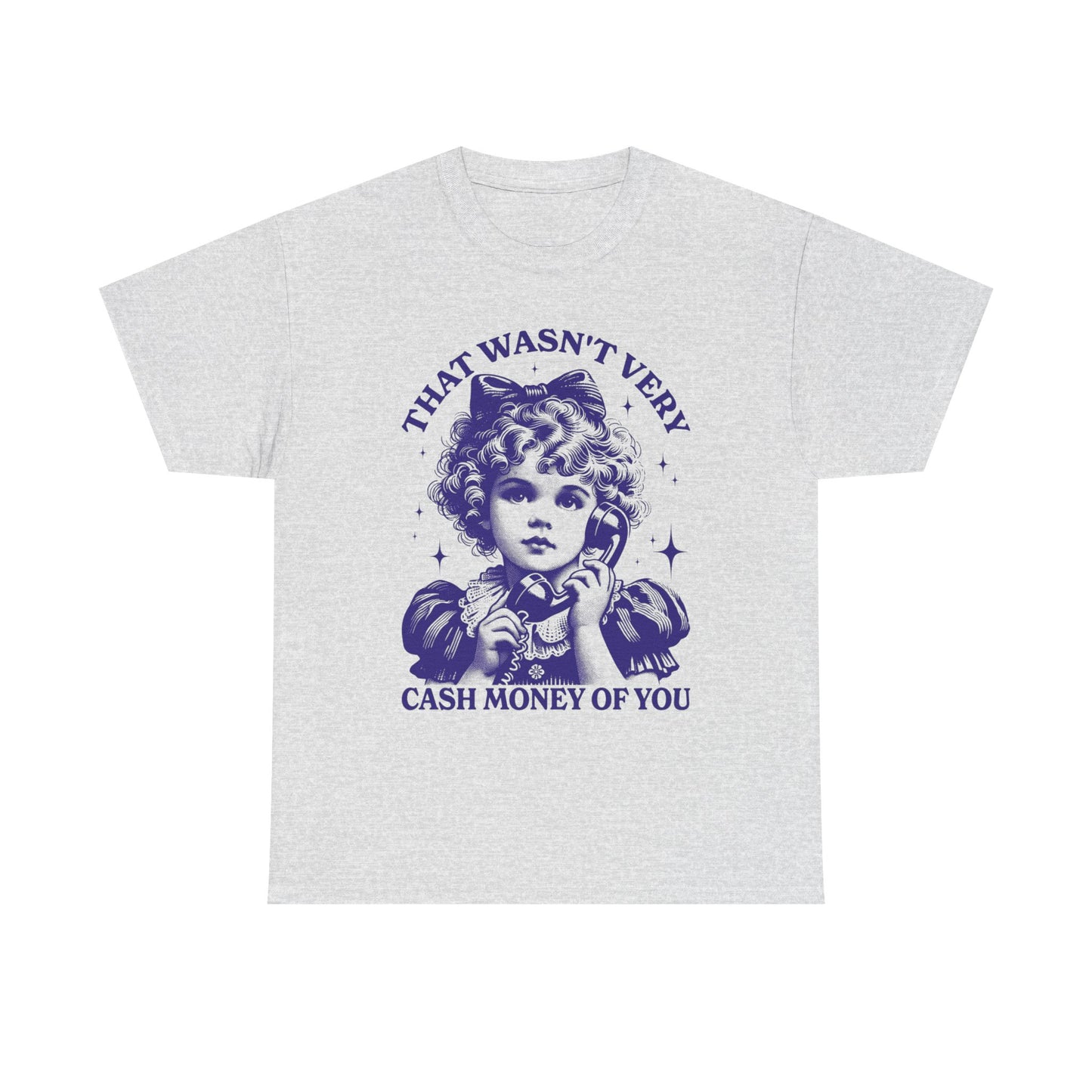 Cash Money Graphic T Shirt Women's Cotton Tee BRAND NEW