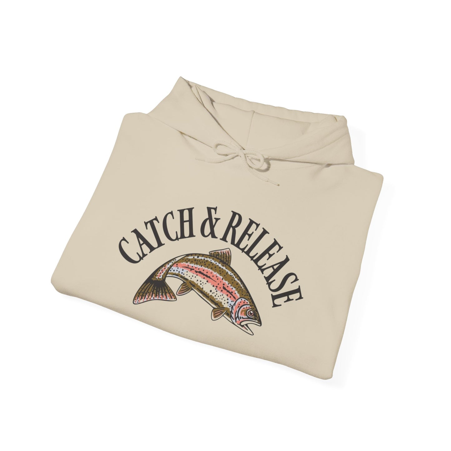 Catch And Release Fishing Graphic Hoodie Unisex Heavy Blend™ Hooded Sweatshirt