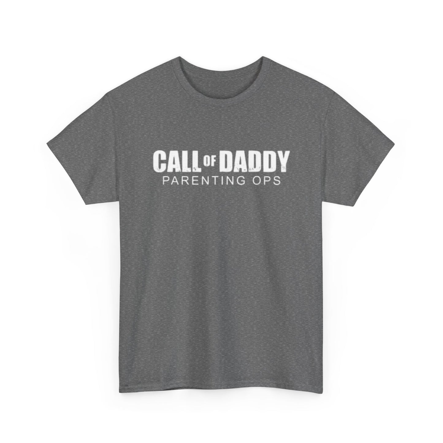 Call Of Daddy Parenting Ops Funny Shirt Gamer Dad Jokes Unisex Heavy Cotton Tee