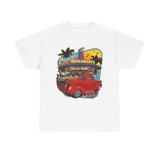 Retro Muscle Car Tee, Vintage Car Show Shirt, Classic Car Cruise Graphic Tee, 7