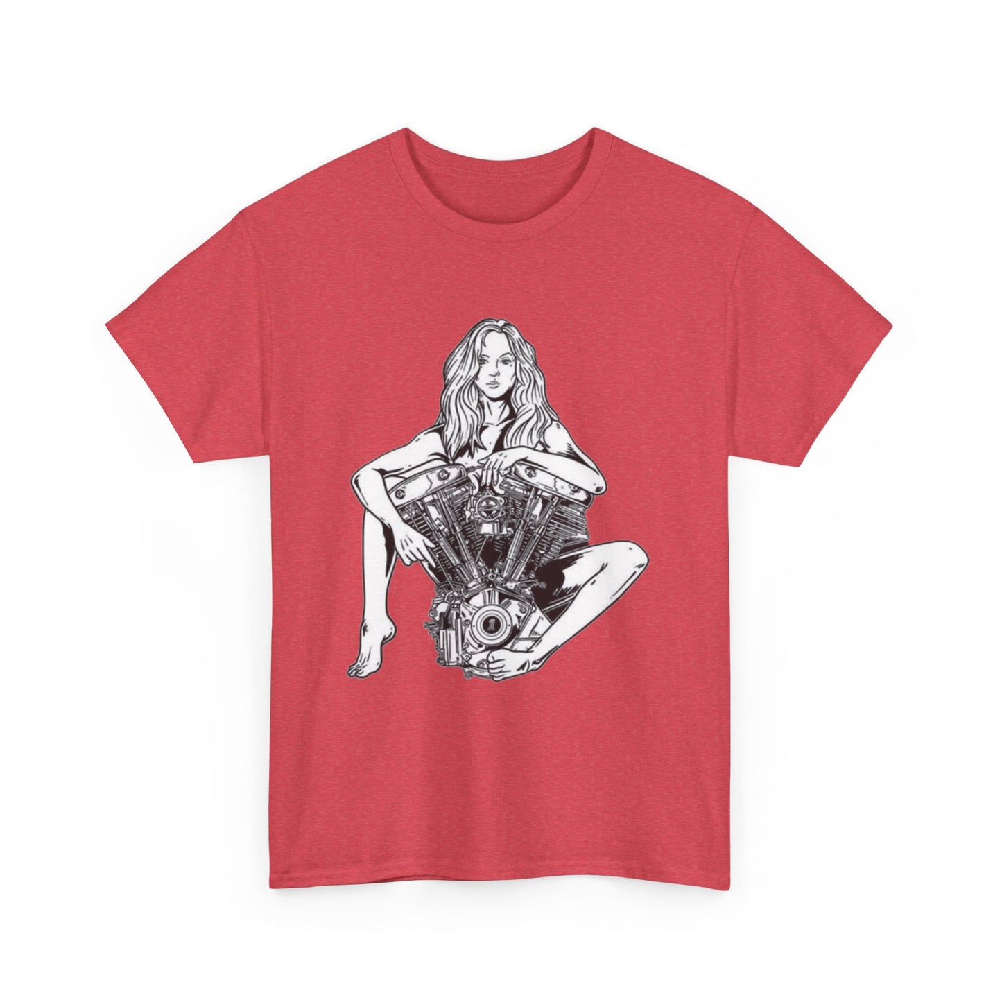 V Twin Motorcycle Model Graphic T Shirt NEW Unisex Heavy Cotton Tee