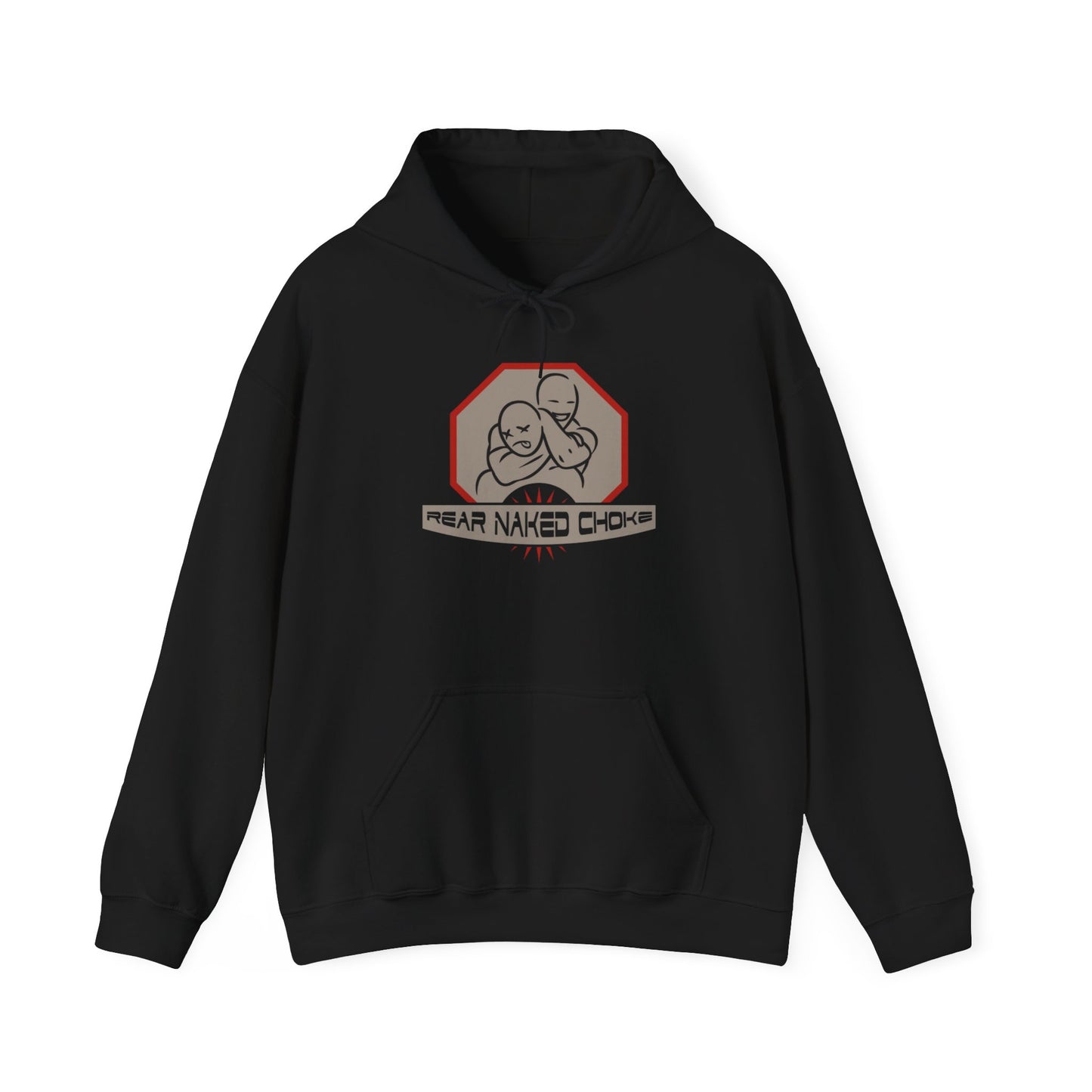 Rear Naked Choke MMA Wrestling Graphic Hoodie Unisex Heavy Hooded Sweatshirt