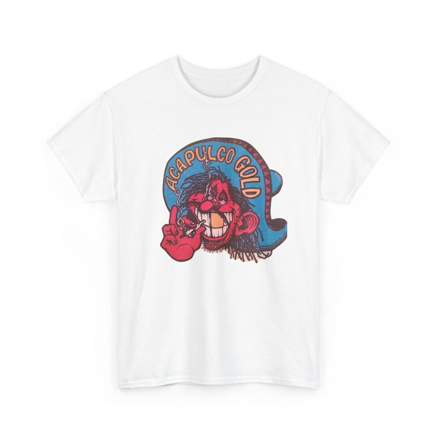 Acapulco Gold Vintage Cannabis Mexico Graphic T-Shirt Unisex Heavy Cotton Tee