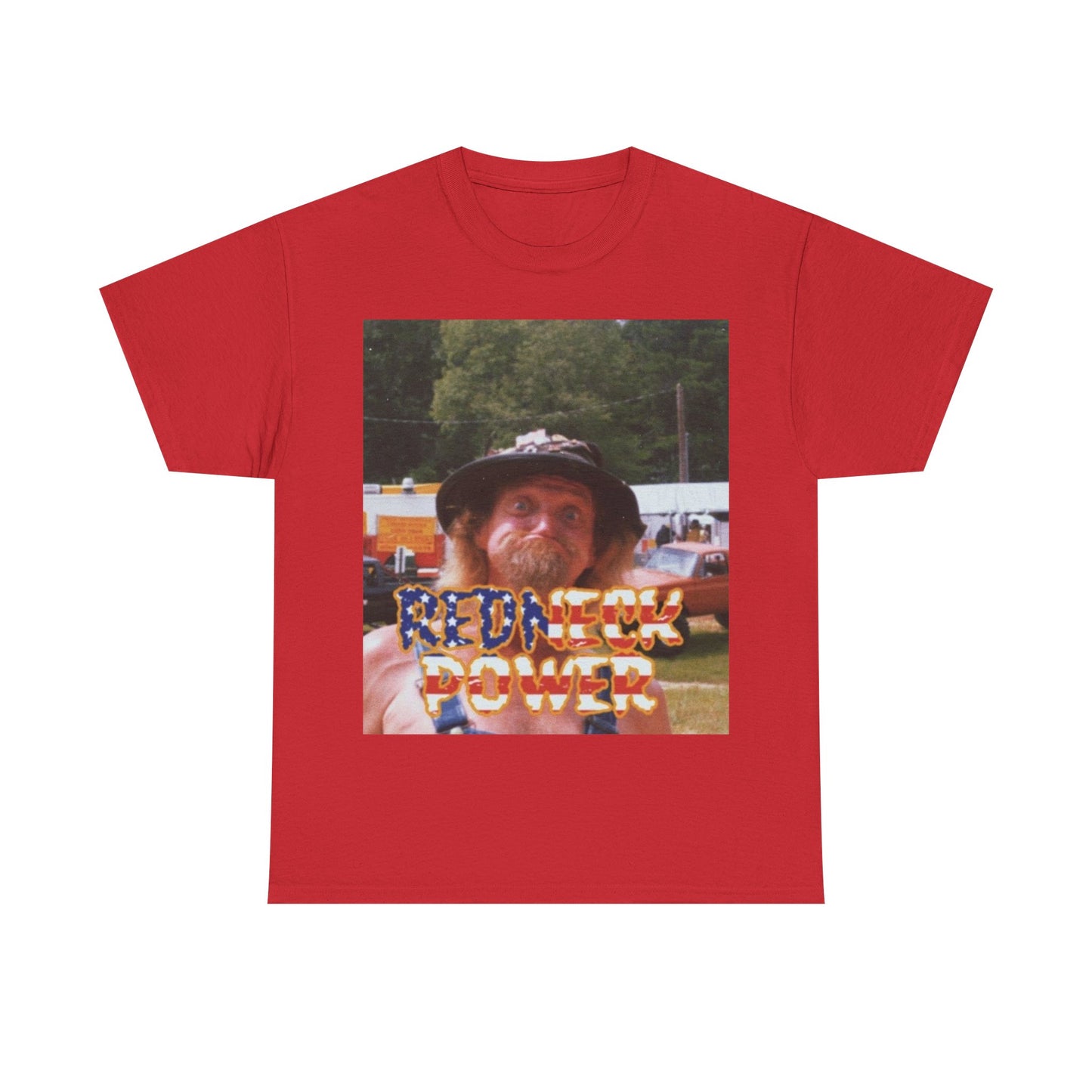 Redneck Power Funny Graphic T Shirt Unisex Heavy Cotton Tee GIFT