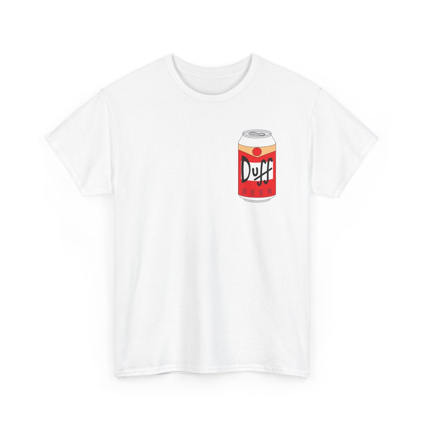 Duff Beer Graphic T Shirt Retro Simpsons Unisex Heavy Cotton Tee