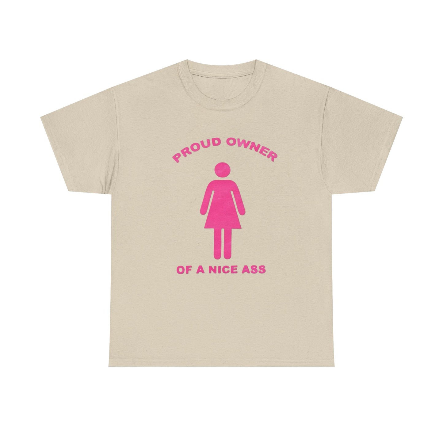 Proud Owner Of A Nice Ass Graphic T Shirt NEW Adult Unisex Heavy Cotton Tee