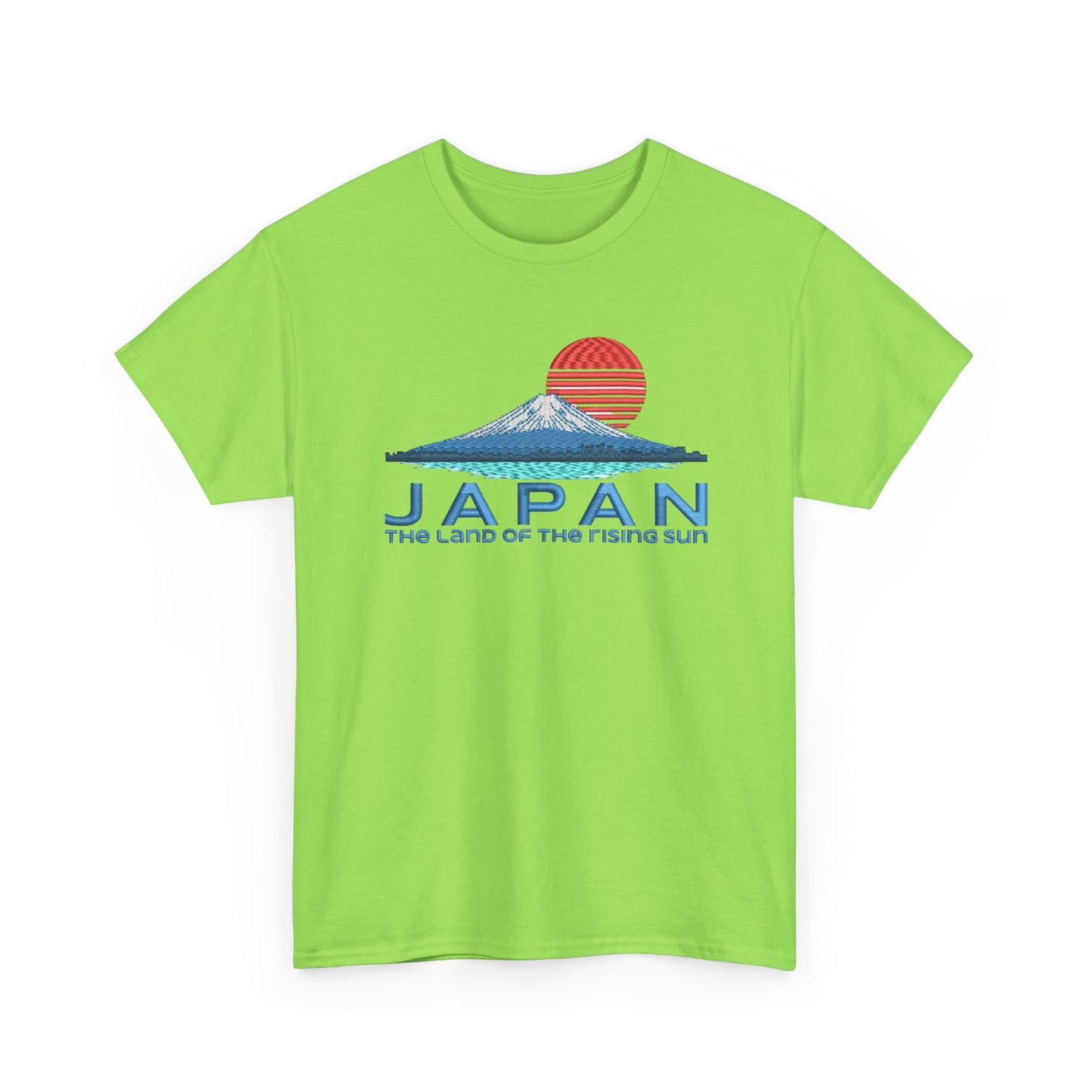 Japan Land Of The Rising Sun Graphic T Shirt NEW Unisex Heavy Cotton Tee