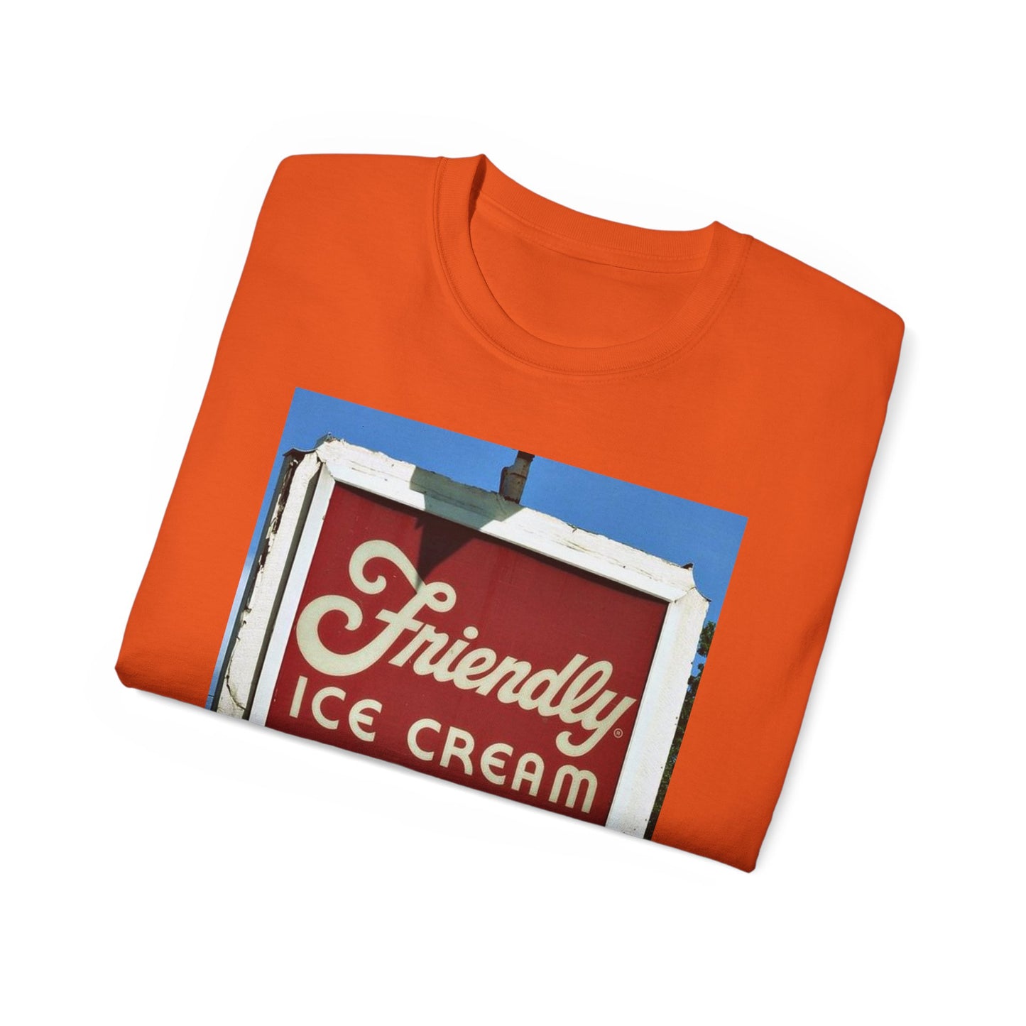 Friendlys ice cream T-shirt vintage New England restaurant chef Ultra Cotton Tee