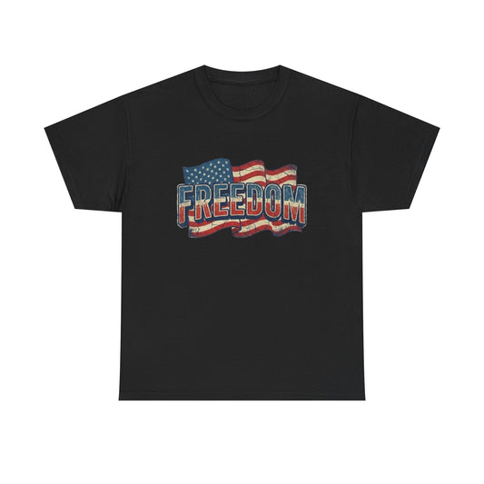 Freedom USA Graphic T Shirt NEW Unisex Heavy Cotton Tee