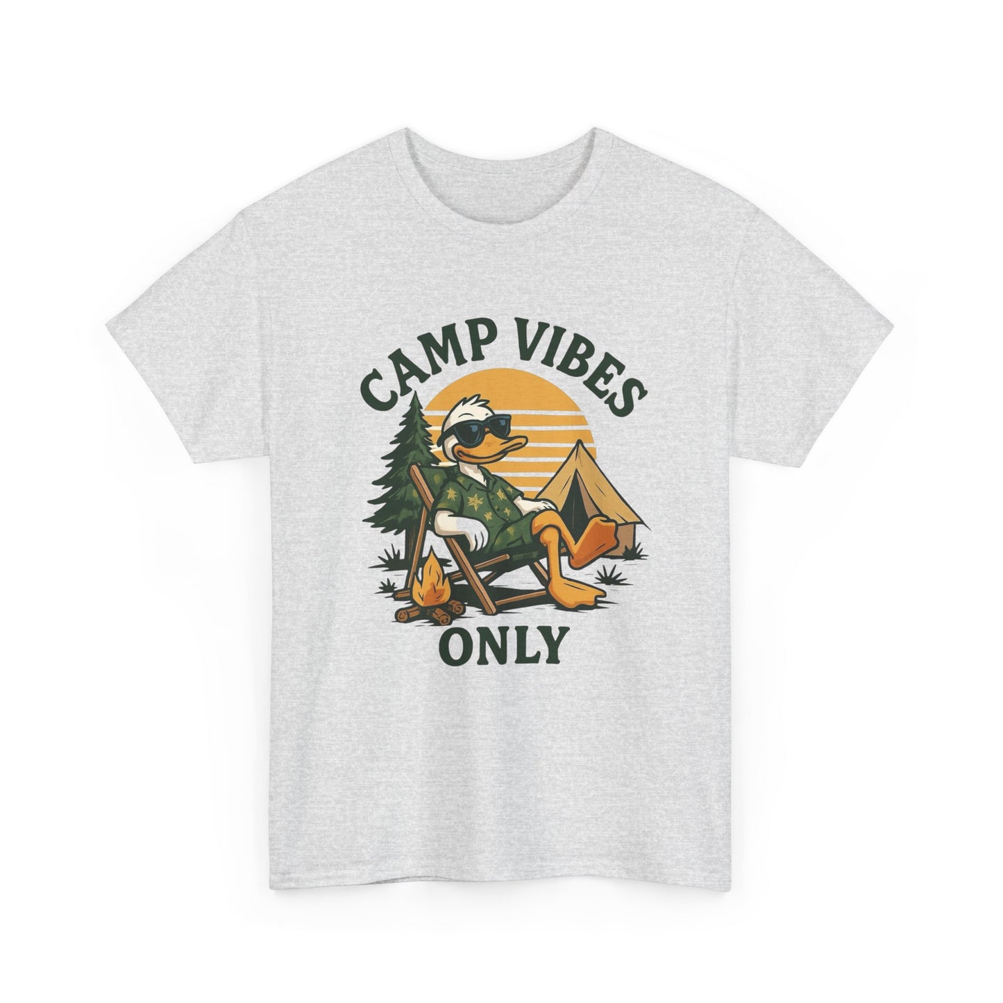 Camping Vibes Only Graphic T Shirt NEW Adult Tee