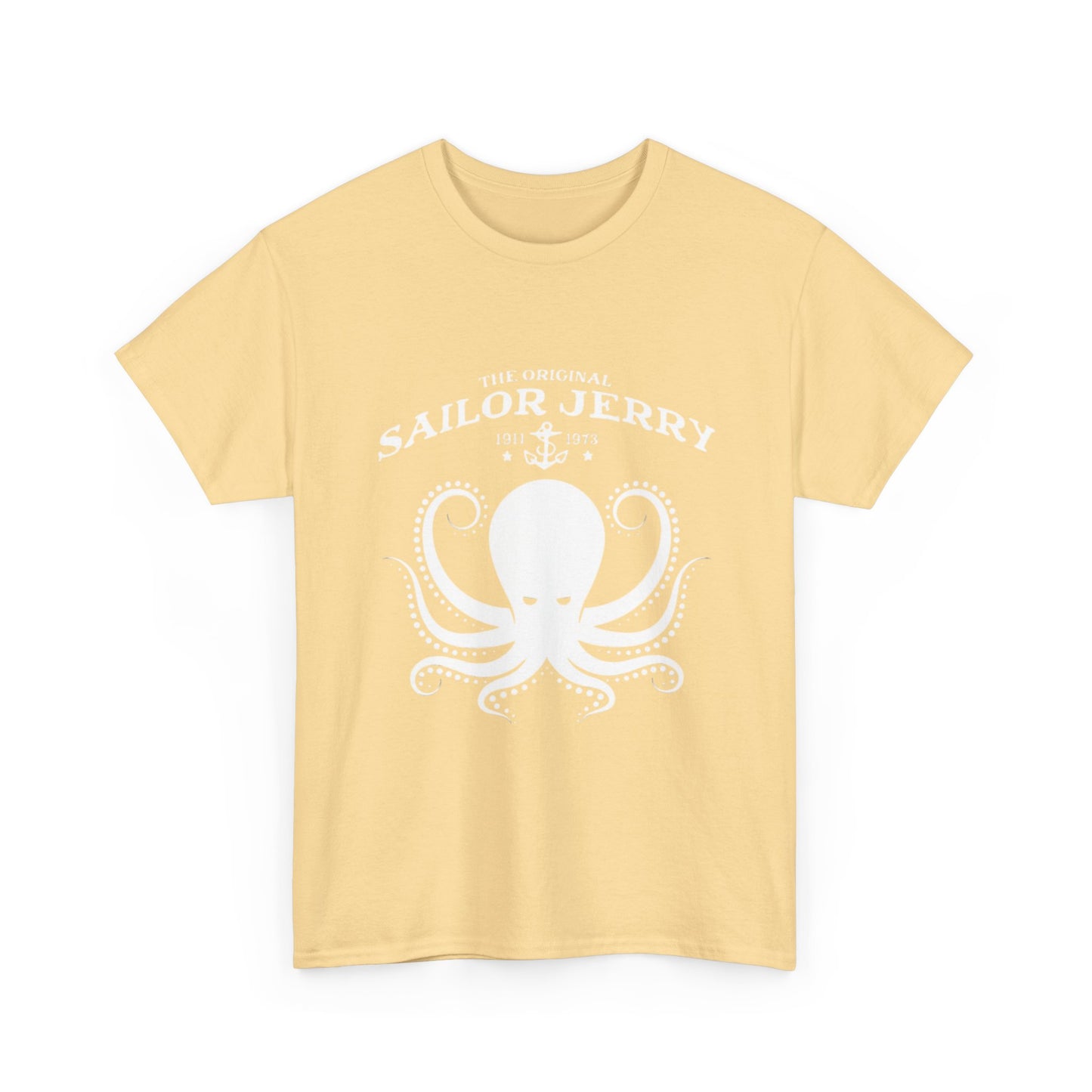 Sailor Jerry T-shirt vintage tattoo navy art retro Hawaii Heavy Cotton Tee