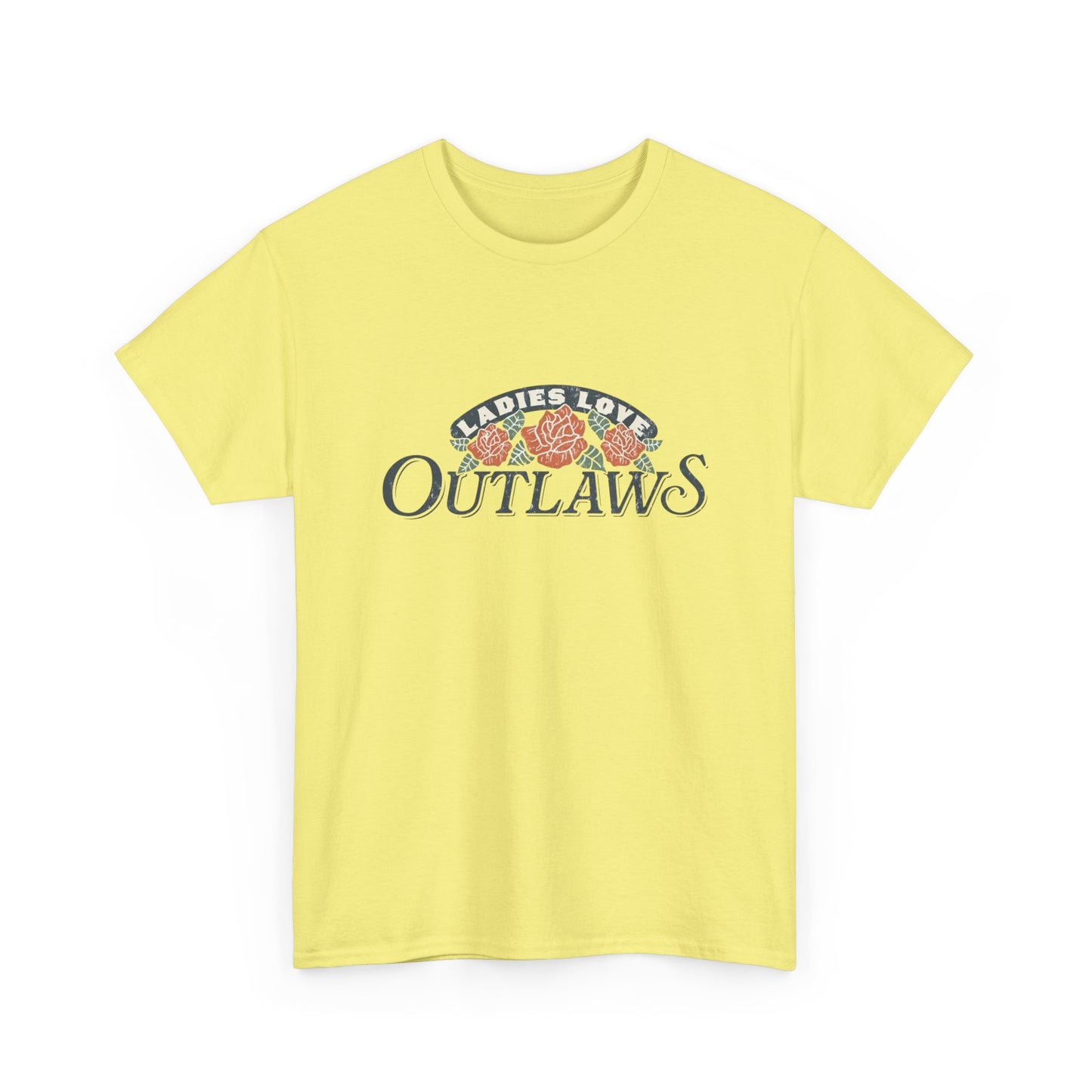 Ladies Love Outlaws Graphic T Shirt NEW Unisex Heavy Cotton Tee